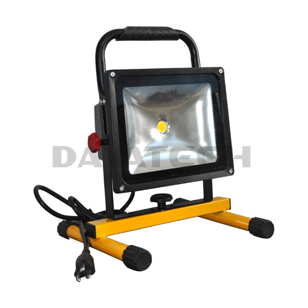 Lampu Banjir LED Luar Ruangan 30W Portabel